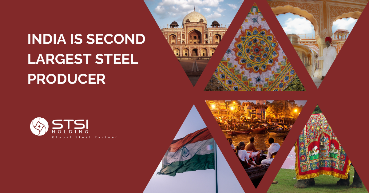 India Is Second Largest Steel Producer Now